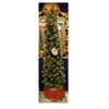 Drum Half Artificial Pre-Lit Porch Tree, 200 Clear Lights, 6.5-Ft.