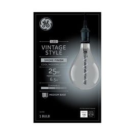 LED Modern Light Bulb, PS52, Smoke, 190 Lumens, 6.5-Watt