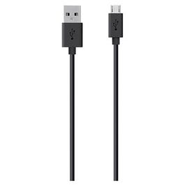 Mixit Micro USB Charge & Sync Cable, Tangle-Free, Black, 4-Ft.