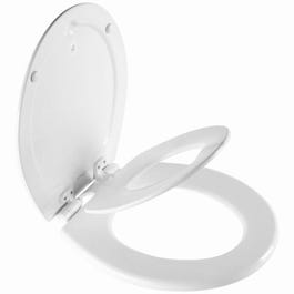 Next Step Child/Adult Toilet Seat, Round, Wbite