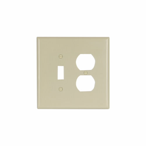 Eaton Cooper Wiring Combination Wallplate, Ivory