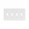 Eaton Cooper Wiring Toggle Wallplate, White