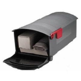 Patriot Post Mailbox, Black, Large, 21 x 11.5 x 9.5-In.