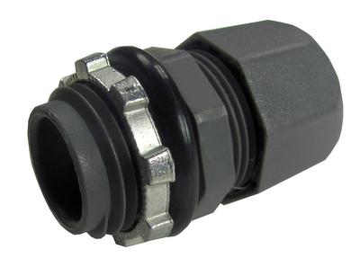 Halex Plastic ACC Non-Metallic Strain Relief Cord Connector