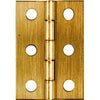 2-Pk., 2 x 1-3/8-In. Broad Hinges, Light-Duty, Antique Brass