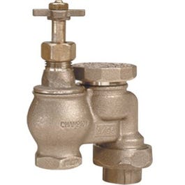 Anti-Siphon Valve With Union, Brass, 3/4-In.