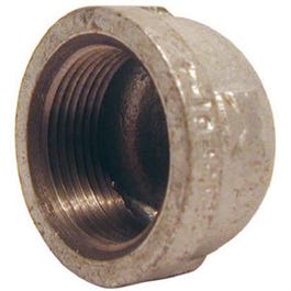 Pipe Fittings, Galvanized Cap, 1-1/2-In.