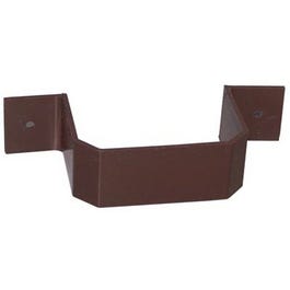 Duraspout Gutter Bracket, Brown Vinyl, 2 x 3-In.