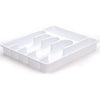 Plastic Cutlery Tray, White, Large