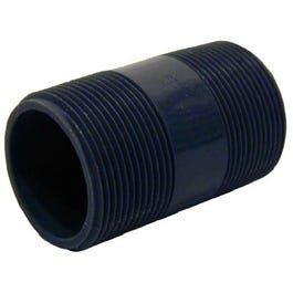 Pipe Fitting, PVC Nipple, Schedule 80, 2 x 4-In.