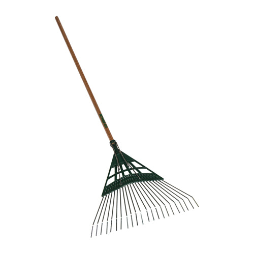 Seymour Leaf Rake, 22 Tine 22 Poly Head w/ Steel Tines, 48 Hardwood Handle