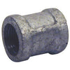 Pipe Fittings, Galvanized Coupling With Stop, 1-1/4-In.