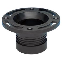 ABS Twist-N-Set Closet Flange, 4-In.