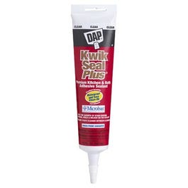 5.5-oz. Kwik Seal Plus Clear Kitchen/Bath Microban Caulk