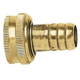 Hose Stem Replacement, 5/8-In. Female, Brass