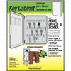 Key Cabinet, Holds 24 Keys, Plastic