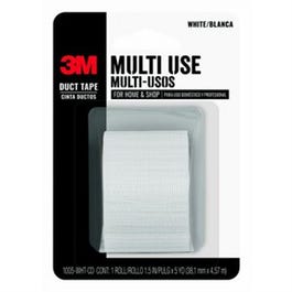 Multi-Purpose Duct Tape, White, 1-1/2-In. x 5-Yds.