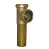 Pipe Fitting, Kitchen Drain End Outlet Tee & Tailpiece, Slip Joint, Chrome-Plated Brass, 1.5-In. OD