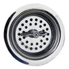 Kitchen Sink Basket Strainer, Chrome Plated, Stainless Steel, 3-1/2-In.