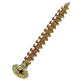 Multi-Use Screws, Flat Phillips, Gold, 1-In. x #6, 100-Pk.