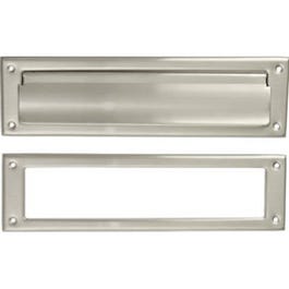 Mail Slot, Satin Nickel, 2 x 11-In.