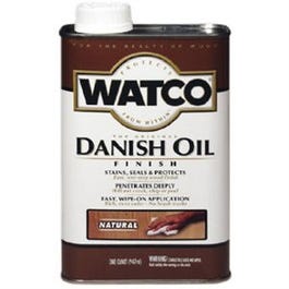 Danish Oil Wood Finish, Natural, 1-Qt.