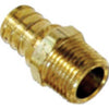 Adapter, Lead Free, .5 Brass Barb x .5-In. MPT