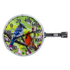 Taylor 5.25 Decorative Dial Thermometer, Cardinal & Blue Jay