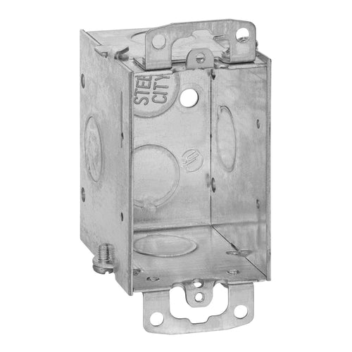 Thomas & Betts Steel City  Gangable Switch Box, Steel, 3 x 2 x 2-1/2