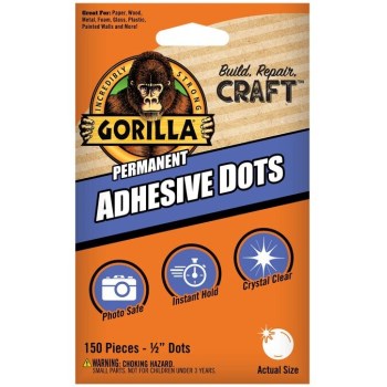 Gorilla Glue/O'Keefe's 104905 150pk Adhesive Dots