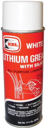 LITHIUM GREASE WHITE W/SILICONE 11.5OZ