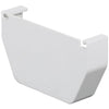 Amerimax 5 In. Contemporary White Vinyl Gutter End Cap