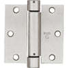 National 3.5 In. Satin Nickel Square Spring Door Hinge