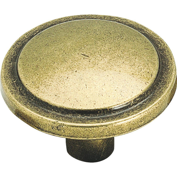 Amerock Allison Burnished Brass Harmony 1-3/16 In. Cabinet Knob