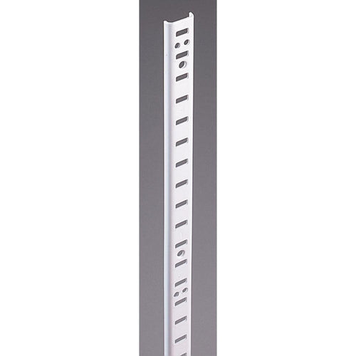 Knape & Vogt 255 Series 48 In. Zinc-Plated Steel Mortise-Mount Pilaster Shelf Standard