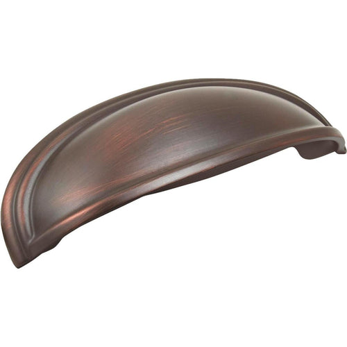 Amerock Ashby 4 In. & 3 In. Oil Rubbed Bronze Center-to-Center Cup Pull