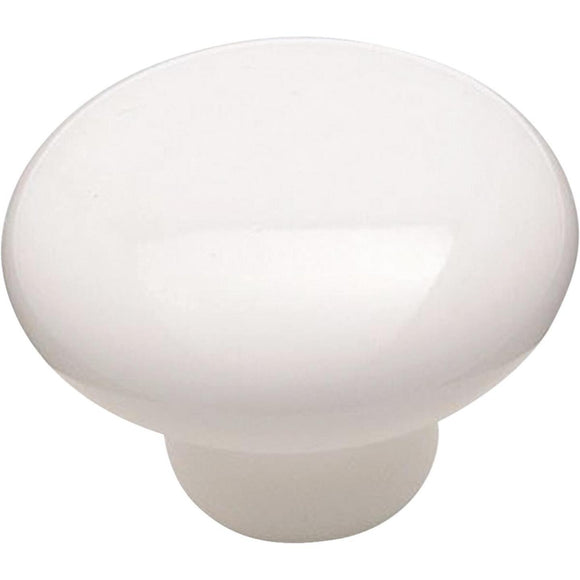 Amerock Allison White Gloss 1-1/2 In. Cabinet Knob