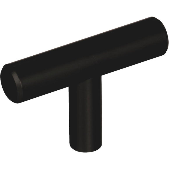 Amerock Bar Pulls 1-15/16 In. Black Bronze Cabinet Knob