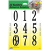 Hy-Ko 2.375 In. Black Adhesive Number Set