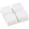 Do it 3/4 In. Square White Furniture Bumpers,(12-Count)