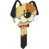 Lucky Line Dog Design Decorative House Key, KW11 D