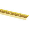 M-D Satin Brass 1-3/8 In. x 3 Ft. Aluminum Carpet Gripper