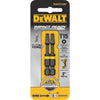 DeWalt FlexTorq 2 In. T15 TORX Power Impact Screwdriver Bit (2-Pack)