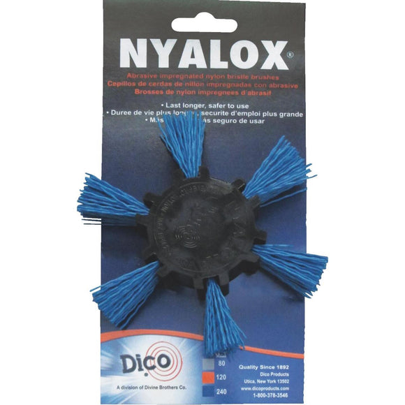 Dico Nyalox 4 In. x 1/4 In. Fine Flap Brush