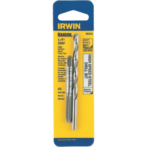 Irwin Hanson 1/4 In. - 28NF Plug Tap & Drill Bit