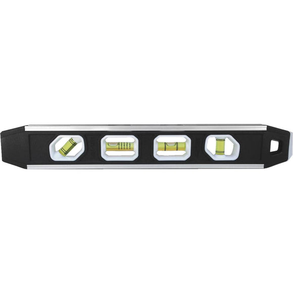 Johnson Level 12 In. Aluminum Reinforced Magnetic Torpedo Level