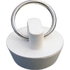 Lasco Hollow 1 In. White Sink Rubber Drain Stopper