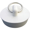 Lasco Hollow 1-1/2 In. White Sink Rubber Drain Stopper