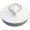 Lasco Hollow 1-7/8 In. White Sink Rubber Drain Stopper