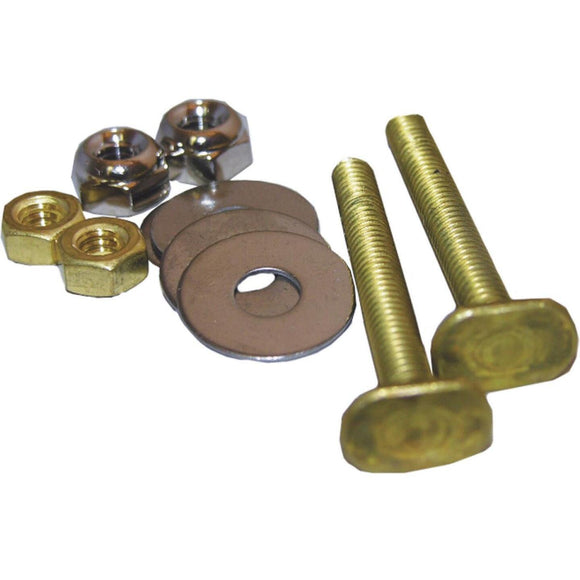 Lasco Code Approved Brass Toilet Bolt Set